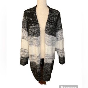 NWT! EVRI ~ “Eyeshadow” Open Front Cardigan - Size 1X